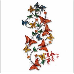 Colourful Wall Art European Rural Style Christmas Decorations