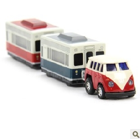 Bus Shape Retro Style Children's Specialty Clocks