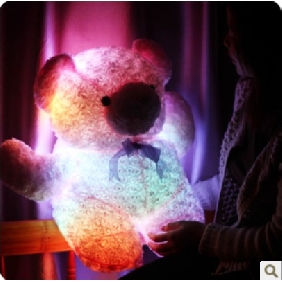Super Big Size Cartoon Bear Shape With Colourful Lights Christmas Gifts