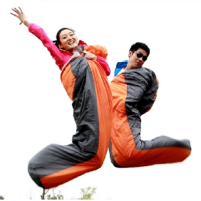 Ultralight Orange Autumn Fashion Outdoor Sleeping Bag