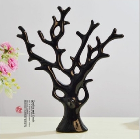Black Lovers Tree Style Ceramic Christmas Crafts