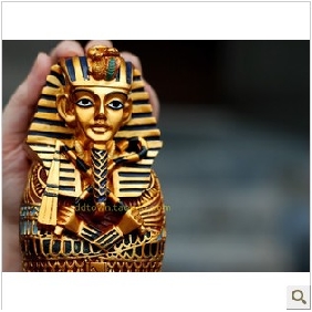 Mummy Shape Gold Big Size Jewelry Boxes