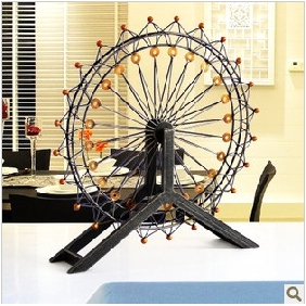 Black Stainless Steel Ferris Wheel Mini Size Wedding Gifts