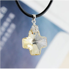 Champagne Shiny Diamond Elegant Lovely Wedding Necklaces