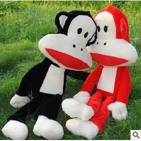 Monkey With Big Month Long Style PP Cotton Stuffed & Plush Animal
