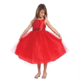 Junior bridesmaid dresses red