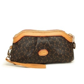 Dark Coffee Portable Korean Style Women's Wallets