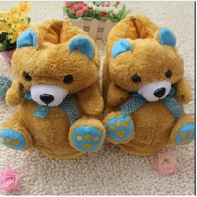 Brown Bear Shape Super Warm Winter's Slippers