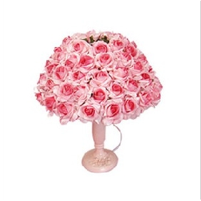 Pink Rose Lamp Lovely Romantic Wedding Gifts