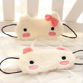 White Cartoon Images On Cotton Cute Lovely Eyewear Accessories