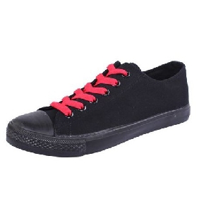 Women's Black Casual Canvas Shoes for Lovers
