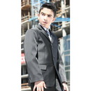 Attire Suit Wedding Suit(Clothes+Pants+tie)Balck And White