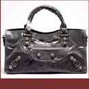 Paypal Import Cowhide Leather City Party Time Bags Big Silver Rivet Bags Dark Grey Lady Leather Hobo Tote