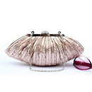 Pink Bride Gift Bag, Bridesmaid Bag,hobo Evening Purse,Wedding Handbag with Jewelry Delicate Aureate Paillette+Free Shipping
