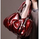 Leather Purse Shoulder Handbag Handbag Tote Satchel Hobo Red/blue/brown/silver