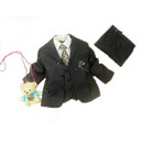 Suit(Clothes+Pants+tie) Suits DressBalck And White Attire Suit