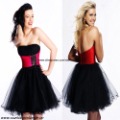 2011 Ruching Beadead&Ribbons A-line Cocktail Dress
