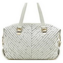 Ladies' Leather Shoulder Bag, Hobo Bag, Pure Color Apricot & White Elegant Fashion Bag