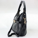 Excellent*Calfskin 'GG Running' Medium Hobo with Double G Hobo/247185 Handbag/gift