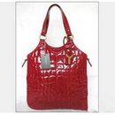 Large Tribute Quilted Croco Hobo
