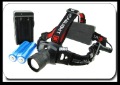 1pc 18650 Headlamp 5W 300Lm CREE Q5 LED HeadLight 3 Mode Waterproof Headlamp ZOOMABLE Hiking Headlight +2x 18650 Battery+Charger