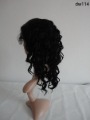 Wholesale 14 Inch Full Lace Deep Wave Real Human Hair Wig and Free Shipping