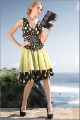 Free Shipping! MOQ:1 Piece, 2011 New Style Sleeveless Cocktail Dress, Fashion Design Ladies Sexy Short Dress 82591# Wholesale