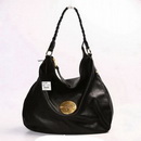 Daria Hobo in Stone-Grey Soft Leather Hobo 7440 Free Shipping