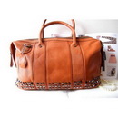 2010 New Brand Top Quality Genuine Sheep Pelt Leather Woman Hobo Handbag Tote Shoulder Bag Street Snap Rivet Bags