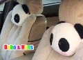 Free Shipping/2 Pcs/pair Cartoon Panda Head Pillow/Neck Pillow /Travel Car Pillow /cushion/Fashion Style/Wholesale