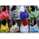 2011 Free Shipping Original 100% Canvas Navy Candy Colors Shoulder Bag/hobo Bag/Sports Bag