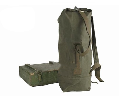 <Avatar> Military Backpack. Hot Sale 4013 Army Green High Quality Thick Canvas Canvas Bag