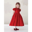 Short Sleeve Flower Girl Gown