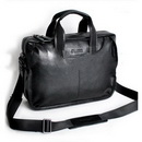 Genuine Leather Black Briefcases Classical Style-Best Gift for Friend Free Shipping