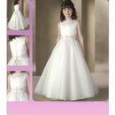 New Style Lovely Hot Sale A-line Sleeveless Flower Girl Dress