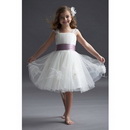 Free Shipping Knee-length Princess Organza Skirt Flower Girl Dresses