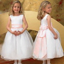 Children Dresses Sleeveless Flower Girl Dresses Little Girls Gown