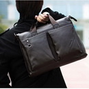 2011 NEW Wen Leather Handbags Shoulder Laptop Bag Brown+Free Shipping