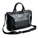 Genuine Leather Black Briefcases Classical Style-Best Gift for Friend Free Shipping