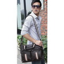 1 Pcs 2010 New Binger Man Business Casual Bag Sander Shoulder Bag Cow Leather