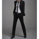 Black Fashionable & Stylish Long Sleeve Men's Suits