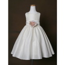 Free Shipping Drop Shipping Stunning Taffeta Flower Girl Dress
