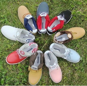 Colourful Flat Bottom Lace Up Men's Casual Boots