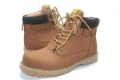 White Leather Lace Up Men's Casual Boots