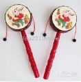 Gifts Kids Crafts 50 Pieces Chinese Traditional Drum Rattle Wave Great Xmas Birthday New Year