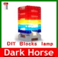 Free Shipping DIY Blocks Led Night Light,night Lamp,led Night