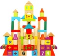 Wholesale - Wooden Beads Building Blocks Wooden Bricks, Kids Educational Toy,, 5pcs/lot