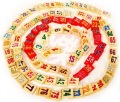 Wholesale - 100pcs Wooden Beads Building Blocks Wooden Bricks, Kids Educational Toy, 1pcs/lot