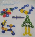 Children's Creative Toys / Diameter 3.3cm A Single Bulk Snow Toys /Snow Insert Blocks Hands Educational Toys Christmas Gift