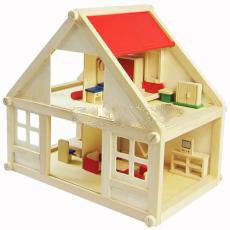 Wooden Toy Intelligence Toy Play House Toys Mini Cottage Children Toy